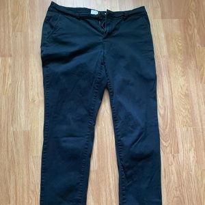 Black work pants, lightly worn!